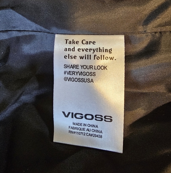 Vigoss Women's Black Faux Leather Open-Front Style Blazer, Size XL - Picture 11 of 12